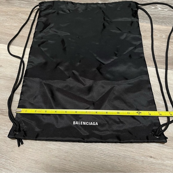 Balenciaga Nylon Drawstring Backpack Bag 14x19.5 - Picture 4 of 5